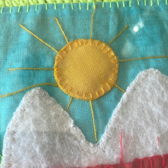 Vintage Peruvian Story Telling Handmade Tapestry. - Picture 3 of 11